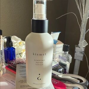 Kismet White Scented Spray Lotion and oil